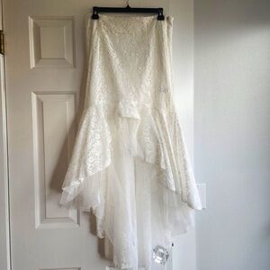 NWOT INA Long Flowing Lace Skirt - Size L